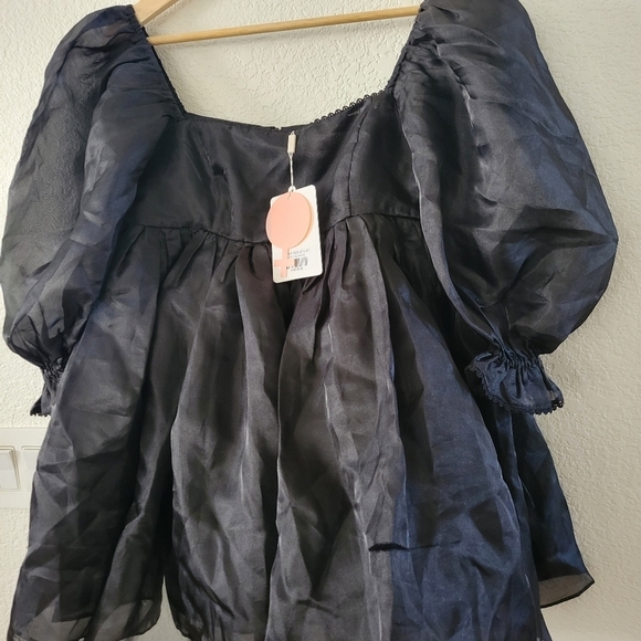 Selkie Puff Dress in Caviar S NWT FLAWED - Picture 11 of 15